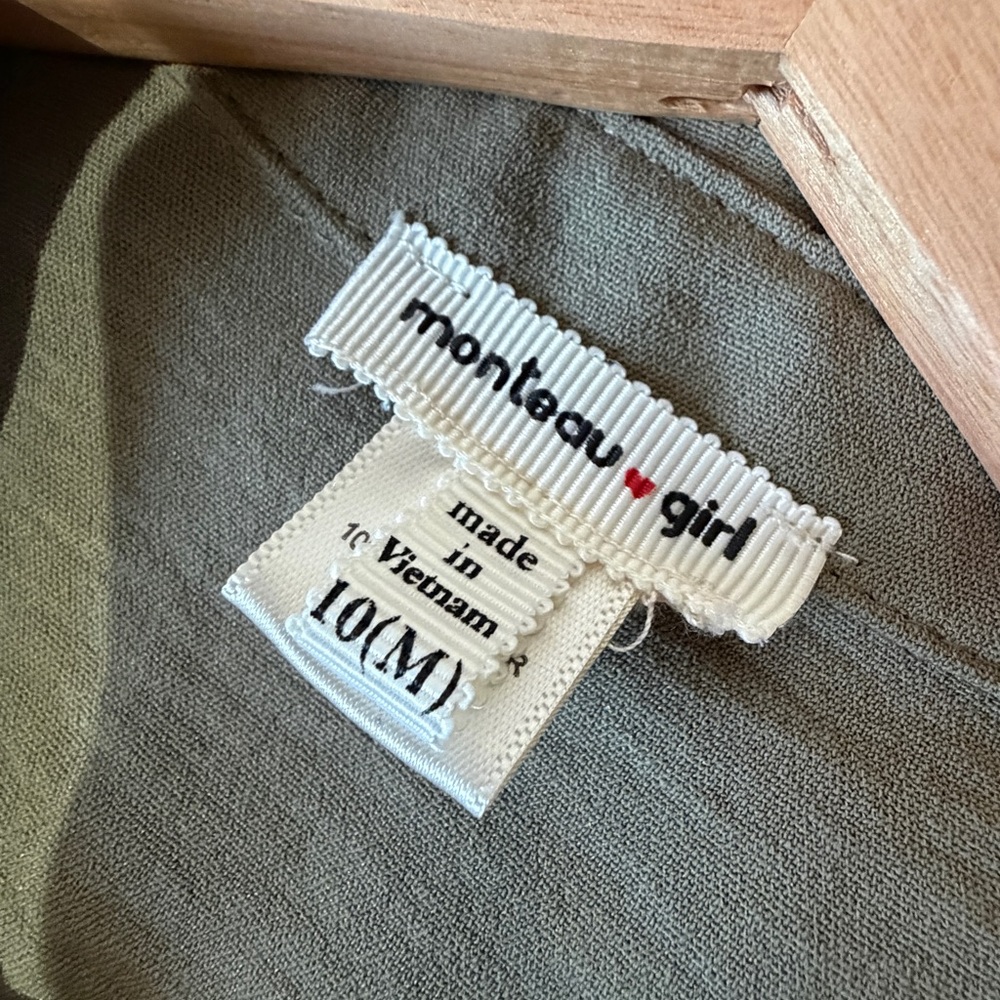Girls’ Olive Green Jumpsuit, size 10 - Picture 4 of 5